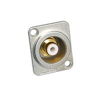 Amphenol Audio ACJD-WHT ປັນເນລ໌ມາວນທ໌ຈແກກ RCA ຈແກກ ນິກເອລ ກອນແຕັກ Gld ກັບ wht Insul