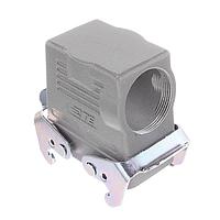 AMP Connectors - TE Connectivity T1270102129-000 ຝາປົກສະຫນອງ Hood Steel Locking PG29 Side Entry