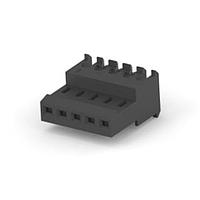 AMP Connectors - TE Connectivity 3-644497-5 ການປະກອບ Receptacle 05P MTA100 CONN ASSY BLK LF