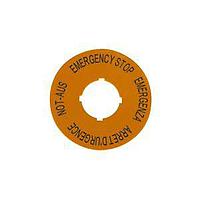 Eaton M22-XAK1 ປ້າຍລາຍຊື່ 90MM ຮອງດ E-STOP LEGEND PLATE