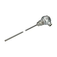 Jumo 901230 thermocouples ທີ່ມີ insulated ແຮ່ທາດ (1× NiCr-Ni "K", -200 ~ +1200 °C, Part No.: 00068430)