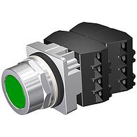 SIEMENS 52PM8A3D ປຸ່ມກົດພູຊ, MOM, ສີຂຽວ, ລົງລຽບ, 2POS, 4NO-4NC