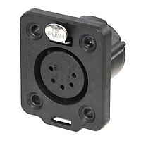 NEUTRIK NC5FDX-TOP ຕົວເຊື່ອມ 5P F Panel Mnt Rcpt Nickel/Gold TOP