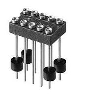 Aries Electronics 10-8810-210C ປະເພດປຸ່ມຕ່າງໆ ELEV. SCKT .2 CENTER COLLET 10 PINS