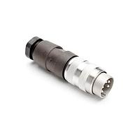 Amphenol Tuchel T 3360 002 ຕົວເຊື່ອມຕໍ່ STRAIGHT MALE 5P 6-8MM SLVR PLT