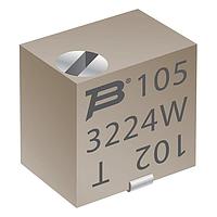 Bourns 3224X-1-502E ມູນຕິງພອດຊີໂມເຕີ Multiturn 4 mm SMD Trimming Potentiometer 4mm 5Kohms 10% Square Cermet Sealed