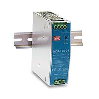 Lantronix 25175 ແຫຼ່ງພະລັງງານບົດລົງ DIN Rail MEANWELL NDR-120-24_PS, 24VDCa.5A, UNIV AC, Indus, Din Rail
