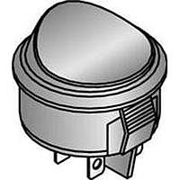 Mountain Switch 103-R13-245B-02R-EV ສະຫນັບສະຫນູນ Rocker Switches SW RKR DPST ILUM RED