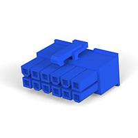 AMP Connectors - TE Connectivity 1-2029097-2 ກອງຮັບສະບັບ 12 POS RECPT UL-94-V2 ສີຟ້າ