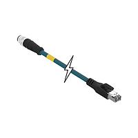 Molex 1201088451 ເຄັບເຕີເນັດ / ເຄັບເຄືອຂ່າຍ CSE M12 ETH 4P DC MA STR RJ45 WSOR 2M