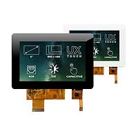Riverdi SM-RVT50UQTNWC01 ຈໍ TFT LCD 5.0", RGB, uxtouch, BLK CG, 0.5mm DST