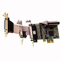 Brainboxes PX-272 RS-232, LPT LP PCIe 4+1xRS232 + 1xLPT ພອດພິມ