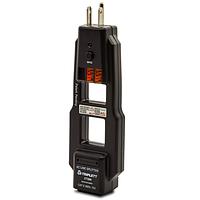 Triplett ET200 ຕົວທົດສອບ GFCI Receptacle ພ້ອມກັບ Line Splitter (120V ± 10%)