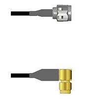 Amphenol Custom Cable Q-2K039000M120i ສາຍສັນຍານ RF N-SP/SMA-RP LMR24 120I