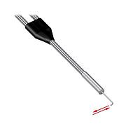 Banner Engineering BAM.752S ເຊັນເຊີເສັ້ນໃຍແກ້ວ ເສັ້ນໃຍແກ້ວ; ໂໝດກະຈາຍ ມັດເສັ້ນຜ່າສູນກາງ 1.17 ມມ; ເປືອກຫຸ້ມສະແຕນເລດ; ຍາວ 0.61 ມ; ໂປຣບເຊັນເຊີມຸມຍາວ 25.4 ມມ