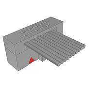 Samtec FFSD-05-S-04.00-01-N ປະຕູສ່ອງ IDC ສາຍສະເພາະ .050" Low Profile Tiger Eye(TM) ການປະກອບສາຍສະເພາະ IDC Ribbon