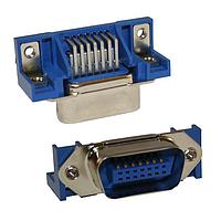 NorComp 112-050-213R001 SCSI ຍິງ 0.085 Ribbon SCSI 50 ຕຳແໜ່ງ ມຸມຂວາ Dip Solder