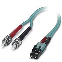 PHOENIX CONTACT 1409818 ສາຍເສັ້ນແສງໃບເສັ້ນ Fiber Optic Cable Assemblies FOC-ST:A-LC:A-GZ02/1