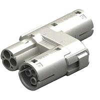 AMP Connectors - TE Connectivity 293611-1 ອຸປະກອນເສີມ M-line 3 ໂພນສ່ວນຕ່າງ T-splitter connector