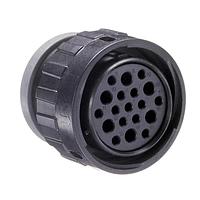 Aptiv 15544903 ຂໍ້ຕໍ່ 19 ທາງ ຍິງ HES ຊຸດວົງກົງ ສີດຳ CONN