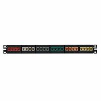 Panduit NKFP24Y ແຜ່ນຕໍ່ NK Modular Patch Panel Flat 24 Port 1