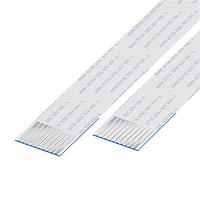 GCT (Global Connector Technology) 10-10-A-0076-C-4-08-4-T ເສັ້ນສາຍຕໍ່ລົງ FFC / FPC 1mm Pitch FlatFlexCable, 10Contact, Conductor SameSide, Len76mm/3in, Tin Plt