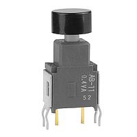 NKK Switches AB11BB-HA ສະປູລ SPST ປິດ-(ເປີດ) STRT ມີຂາຍືດ ສີດຳ