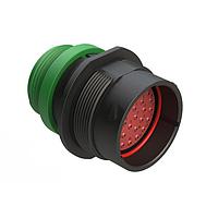 Amphenol SINE Systems AHDP04-24-33PN-STA ປຸ່ມຮັບສະຫນາມ DURAMATE RECPT-SIZE 24, ເປັນພລາສຕິກ