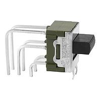 NKK Switches MS22BSW40 ມິນິເຈີ ສລາດ DPDT ON-ON .323 ACTR ຕັ້ງພູມ PC 6A