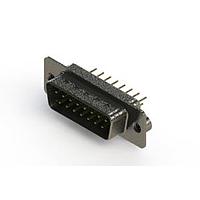 EDAC 627-M15-220-GN2 ຕົວເຊື່ອມ D-Sub - ຕົວເຊື່ອມ D-Sub ຄວາມໜາ້ຄວາມຖືກມາດຕະຖານ ແບບຕັ້ງຕົວແບບຕັດກະເປົາ