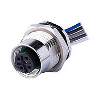 Same Sky (formerly CUI Devices) CDM1223-03A-FW-F9-050-67 ຕິດຕັ້ງແຜ່ນສາຍຍິ່ງຍືນ M12 ຊາຍຍິ່ງຍືນ, ປະເພດບົດບາດ, ຢູ່ດ້ານໜ້າຕິດຕັ້ງ PG9, ACode 3PIN, ນຸ່ມທີ່ສະເຫຼີມທອງ, 050M