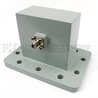 Fairview SMW229ACS WR-229 to SMA Female Waveguide to Coax Adapter UDR40 Flange With 3.3 GHz to 4.9 GHz Frequency Range