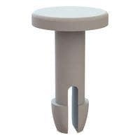 Essentra Components 27PIF0127 ຟາດເນີເຣເດີ Push-In, ຮູ Hole .175, Panel ຄວາມຫນາ .465