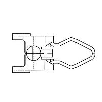 ITT Cannon D70372-17 ຊຸດກະແຈສະຫນອງ SPRING LATCH SET