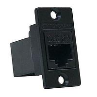 Switchcraft NHRJ45D6AB ຕິດຕັ້ງພາກສ່ວນ RJ45 FT ບັນດາສູງ Pnl Mnt Conn CAT6A