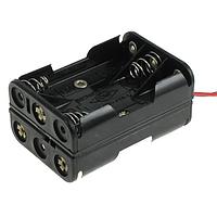 Eagle Plastic Devices 12BH463-GR ຄລິບແບດເຕີຣີ 6 ເ຋ວ AAA ມີສາຍ 6" LDS