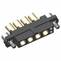 Harwin M80-4D10205F2-04-327-00-000 ຕົວເຊື່ອມພະລັງງານ 2+4 ຕໍ່ຕົວ. ຜູ້ຍິງ 22AWG+16AWG ຊຸດຕົວເຊື່ອມສາຍ, ນັກສະແກນສະກູຣ