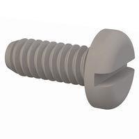 Essentra Components 010348P025 ພັນສລອດເດດ Pan Slotted Screw, #3-48 Thread, 1/4 Lg