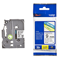 BROTHER TZe-221 ປ້າຍກຳກັບ (Black on white Tape Print 9mm)