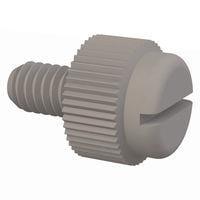 Essentra Components 090832028TEG ກຸມສະກຣູດມີລູດລົງມື, ສະກຣູດມືມີລູດສະລອດ, #8-32 ການດັບກະດູກ, 9/32 ຍາວ