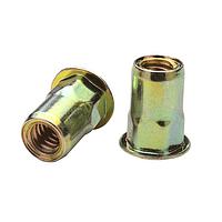 ATLAS AEHS8-610-6.6S ຮິວັດນັດ Atlas Rivet Nut, AEH, ຮອບສີ່ຫົມຄ່ອຍຕໍ່ຫົວ, ສິ້ນເປີດ, ຫົວປິດ, ຄ້າງໄຟ, ຂະໜາດການດຶງ - M6, 2nd Grip