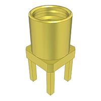 Samtec MMCX-J-P-H-ST-TH1 ຕົວເຊື່ອມ PCB 50 Ohm MMCX Plug