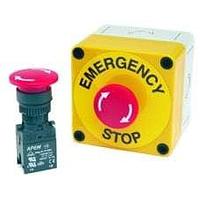 APEM A01ESDF1 ຕົວບອກສະຖານະຕິດຕັ້ງບົດ / ຕົວບອກສະຖານະສະຫນັກ E-STOP SWITCH A01ESD 16MM