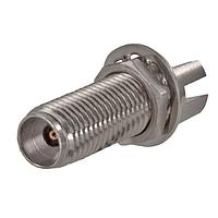 Johnson / Cinch Connectivity Solutions 147-0701-411 ຮອບຮອງ 2.4mm ບລັກເຮດ ຈໍກ, ຈໍສິ້ນ PCB, ຄວາມຫນາ 0.062" ບອດ