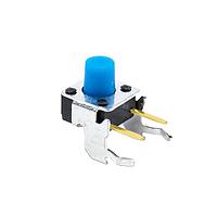 E-Switch TL1105XF160R ສະຫນັບສະຫນູນ Tactile Switch Thru hole 6mmx6mm SPST-NO 0.05A 50V