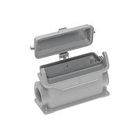 HARTING 19300247297 ກອງຫ້ອງຕິດຕັ້ງພື້ນຜິວ HSG HAN 24B ທາງເຂົ້າ 2 ດ້ານ