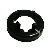 Eagle Plastic Devices 450-NCL156 ປຸ່ມແລະປຸ່ມກົງມຸມ ຝາກະບູລີດສີດຳ ມີແຖວ 15mm