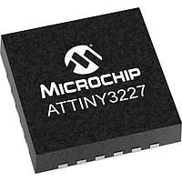 Microchip Technology ATTINY3227-MF MCUs 20MHz, 32KB, VQFN24, Ind 125C, ສີຂຽວ