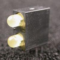 Kingbright WP934EB/2YD ຕົວບອກກະບອດວິດຕະພາບ LED Bi Yellow 588nm Diffused 15mcd