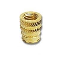 RAF Electronic Hardware 440X219HSS ຕົວແຊກທີ່ມີຮູບຮ່າງສົ້ນລົງ (Made In USA) Tri-Star Tapered Heat-Set Threaded Inserts, ສແຕນເລດ ສຕີນ, ຂະໜາດກະດູກສອງ 4-40, ຄວາມຍາວຕິດຕັ້ງ 0.219"